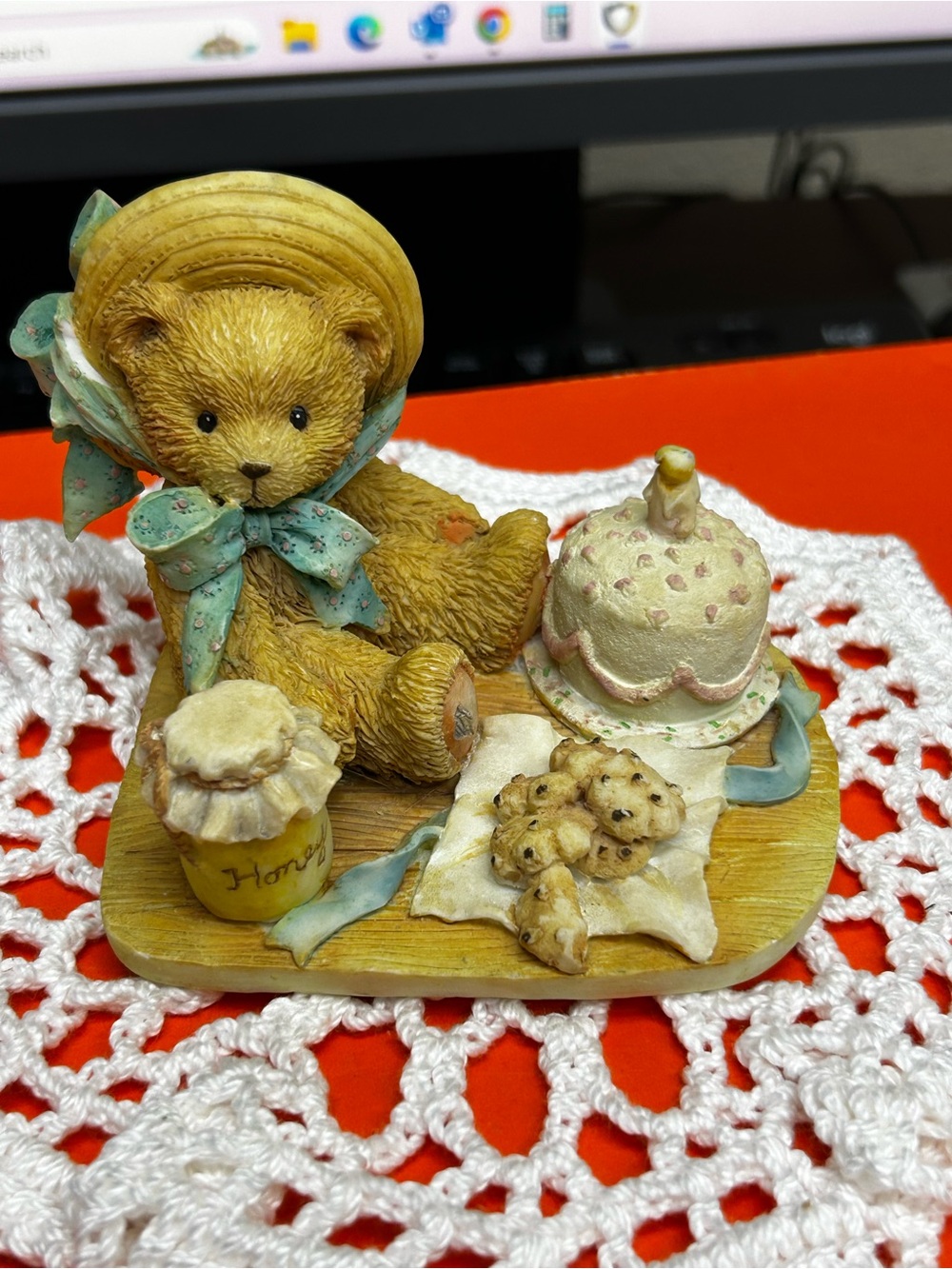 Cherished Teddies Anna Bear Figurine